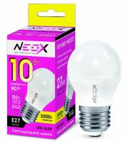 Лампа светодиодная LED-ШАР 10Вт 230В Е27 800Лм NEOX