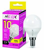 Лампа светодиодная LED-ШАР 10Вт 230В Е14 800Лм NEOX