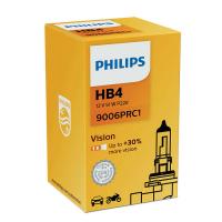Автомобильная лампа Philips Vision (Premium) HB4 55Вт (+30%) 9006PRC1