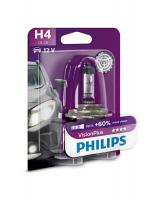 Галогенная лампа Philips H4 VisionPlus 60/55Вт 12342VPB1