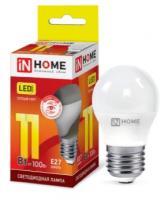 Лампа светодиодная LED-ШАР-VC 11Вт 230В Е27 820Лм IN HOME
