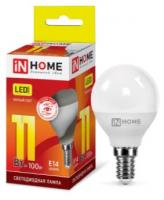Лампа светодиодная LED-ШАР-VC 11Вт 230В Е14 820Лм IN HOME
