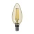 Лампа светодиодная LED-СВЕЧА-deco 7Вт 230В Е14 3000К 630Лм золотистая IN HOME